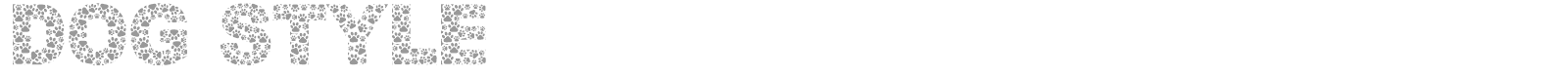 Dog Style font preview